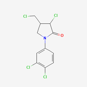 3-Chloro-4-(chloromethyl)-1-(3,4-dichlorophenyl)pyrrolidin-2-one