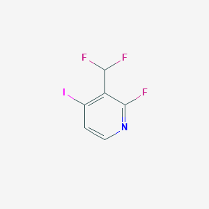 B1459649 3-(Difluoromethyl)-2-fluoro-4-iodopyridine CAS No. 1446786-38-4