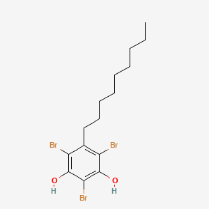 2,4,6-Tribromo-5-nonylbenzene-1,3-diol