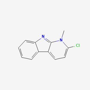 molecular formula C12H9ClN2 B14596560 2-Chloro-1-methyl-1h-pyrido[2,3-b]indole CAS No. 59715-29-6