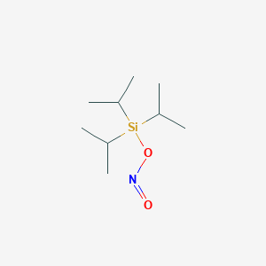 molecular formula C9H21NO2Si B14596576 Tri(propan-2-yl)silyl nitrite CAS No. 61209-09-4