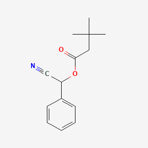 Cyano(phenyl)methyl 3,3-dimethylbutanoate