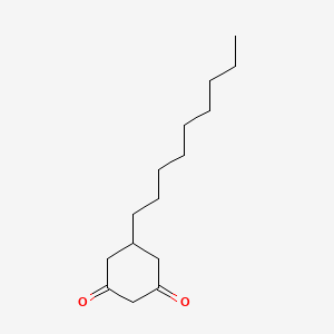 molecular formula C15H26O2 B14596594 5-Nonylcyclohexane-1,3-dione CAS No. 61621-52-1