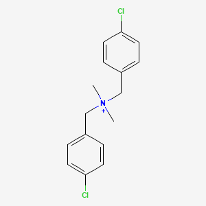 Bis[(4-chlorophenyl)methyl]-dimethyl-azanium