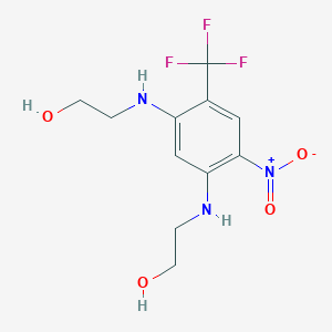 2-[5-(2-Hydroxyethylamino)-4-nitro-2-(trifluoromethyl)anilino]ethanol