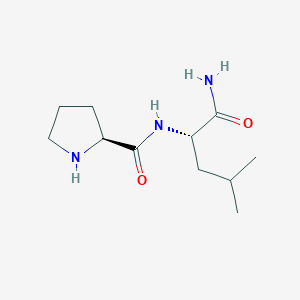 molecular formula C11H21N3O2 B14596676 L-Prolyl-L-leucinamide CAS No. 60016-92-4