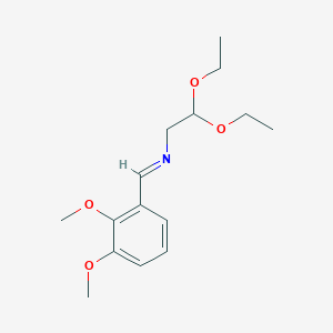 (E)-N-(2,2-Diethoxyethyl)-1-(2,3-dimethoxyphenyl)methanimine