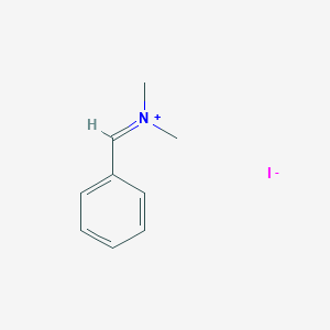 molecular formula C9H12IN B14596697 N,N-Dimethyl(phenyl)methaniminium iodide CAS No. 59836-47-4