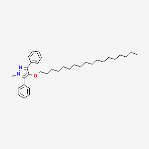 1-Methyl-4-(octadecyloxy)-3,5-diphenyl-1H-pyrazole