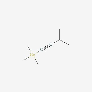 Germane, trimethyl(3-methyl-1-butynyl)-