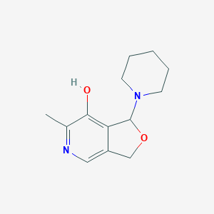 6-Methyl-1-(piperidin-1-yl)-1,3-dihydrofuro[3,4-c]pyridin-7-ol