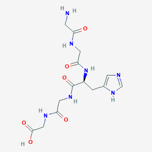 molecular formula C14H21N7O6 B14596809 Glycylglycyl-L-histidylglycylglycine CAS No. 60343-81-9