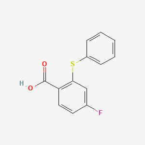 molecular formula C13H9FO2S B14596826 4-Fluoro-2-(phenylsulfanyl)benzoic acid CAS No. 60086-36-4