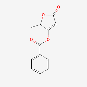 2-Methyl-5-oxo-2,5-dihydrofuran-3-yl benzoate