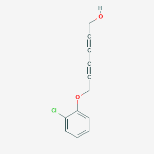 molecular formula C12H9ClO2 B14596863 6-(2-Chlorophenoxy)hexa-2,4-diyn-1-OL CAS No. 60989-46-0