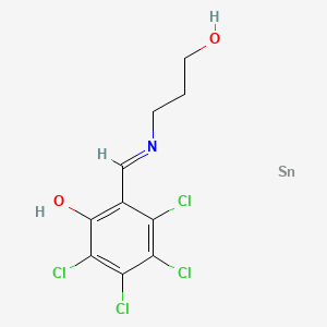 molecular formula C10H9Cl4NO2Sn B14596886 CID 136265970 CAS No. 61163-49-3