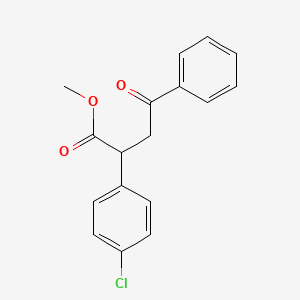 molecular formula C17H15ClO3 B1459690 Methyl 2-(4-chlorophenyl)-4-oxo-4-phenylbutanoate CAS No. 1383253-45-9