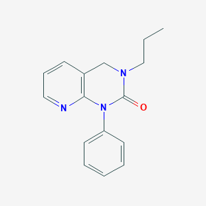 molecular formula C16H17N3O B14596934 1-Phenyl-3-propyl-3,4-dihydropyrido[2,3-d]pyrimidin-2(1H)-one CAS No. 59397-74-9