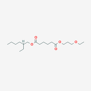 molecular formula C19H36O5 B14596936 3-Ethoxypropyl 2-ethylhexyl hexanedioate CAS No. 61286-53-1