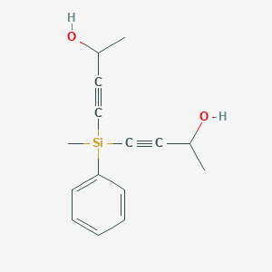 4,4'-[Methyl(phenyl)silanediyl]di(but-3-yn-2-ol)