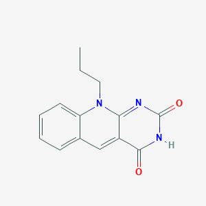 10-Propylpyrimido[4,5-b]quinoline-2,4(3H,10H)-dione