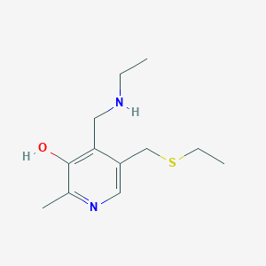 4-[(Ethylamino)methyl]-5-[(ethylsulfanyl)methyl]-2-methylpyridin-3-ol