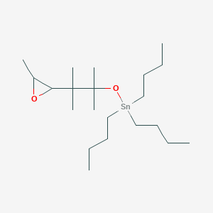 Tributyl{[2,3-dimethyl-3-(3-methyloxiran-2-yl)butan-2-yl]oxy}stannane