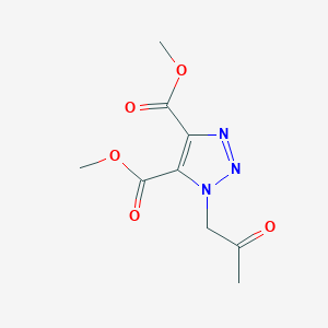 molecular formula C9H11N3O5 B1459700 dimethyl 1-(2-oxopropyl)-1H-1,2,3-triazole-4,5-dicarboxylate CAS No. 1039766-69-2