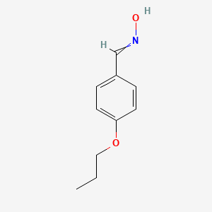 molecular formula C10H13NO2 B14597008 Benzaldehyde, 4-propoxy-, oxime CAS No. 61096-85-3