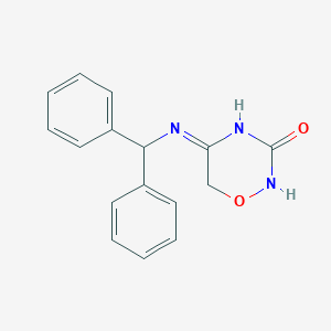 2H-1,2,4-Oxadiazin-3(6H)-one, 5-[(diphenylmethyl)amino]-