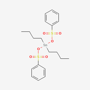 Bis[(benzenesulfonyl)oxy](dibutyl)stannane