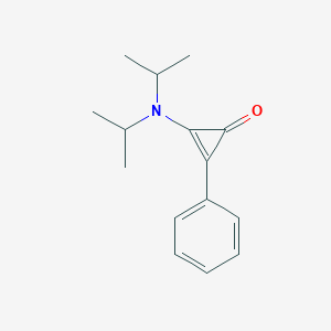 2-[Di(propan-2-yl)amino]-3-phenylcycloprop-2-en-1-one