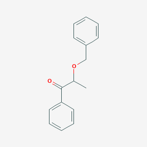 molecular formula C16H16O2 B14597102 2-(Benzyloxy)-1-phenylpropan-1-one CAS No. 59061-43-7