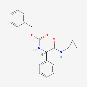 N-Cbz-N'-cyclypropyl-DL-phenylglycinamide