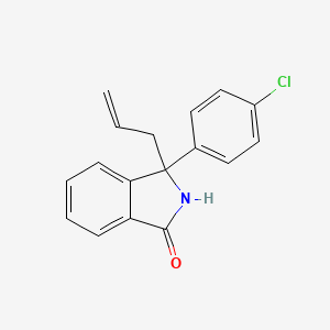 3-(4-Chlorophenyl)-3-(prop-2-en-1-yl)-2,3-dihydro-1H-isoindol-1-one