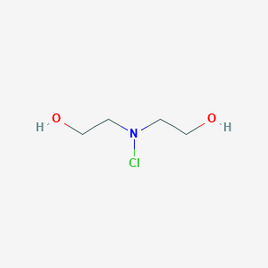 molecular formula C4H10ClNO2 B14597121 Ethanol, 2,2'-(chloroimino)bis- CAS No. 59087-00-2