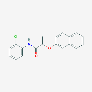 N-(2-Chlorophenyl)-2-[(naphthalen-2-yl)oxy]propanamide