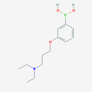 molecular formula C13H22BNO3 B1459716 (3-(3-(二乙氨基)丙氧基)苯基)硼酸 CAS No. 903878-29-5