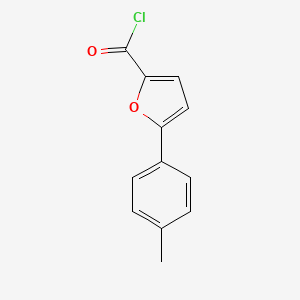 molecular formula C12H9ClO2 B14597205 2-Furancarbonyl chloride, 5-(4-methylphenyl)- CAS No. 60336-00-7