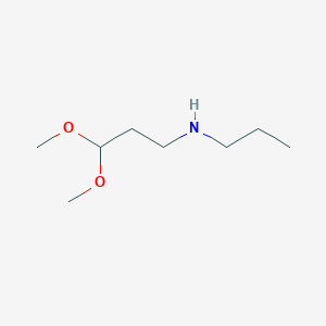 3,3-Dimethoxy-N-propylpropan-1-amine