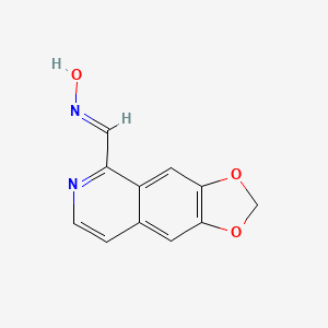 (NE)-N-([1,3]dioxolo[4,5-g]isoquinolin-5-ylmethylidene)hydroxylamine