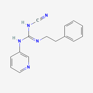 Guanidine, 2-cyano-1-phenethyl-3-(3-pyridyl)-