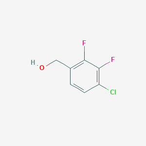 molecular formula C7H5ClF2O B1459735 (4-Chloro-2,3-difluorophenyl)methanol CAS No. 1805647-55-5