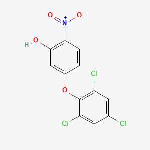 2-Nitro-5-(2,4,6-trichlorophenoxy)phenol