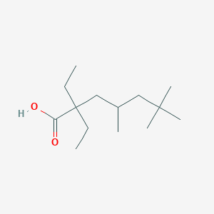 2,2-Diethyl-4,6,6-trimethylheptanoic acid