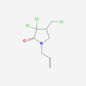 2-Pyrrolidinone, 3,3-dichloro-4-(chloromethyl)-1-(2-propenyl)-