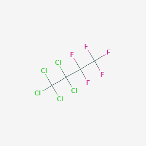 molecular formula C4Cl5F5 B14597469 1,1,1,2,2-Pentachloro-3,3,4,4,4-pentafluorobutane CAS No. 170788-16-6