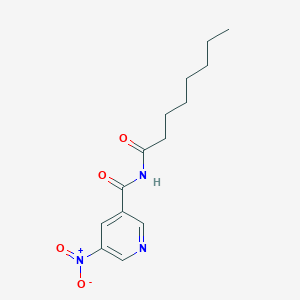 5-Nitro-N-octanoylpyridine-3-carboxamide