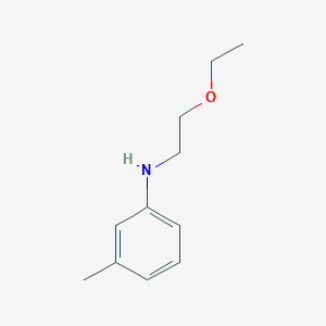 molecular formula C11H17NO B14597517 N-(2-Ethoxyethyl)-3-methylaniline CAS No. 59333-47-0