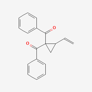 (2-Ethenylcyclopropane-1,1-diyl)bis(phenylmethanone)